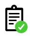 Icon showing a list